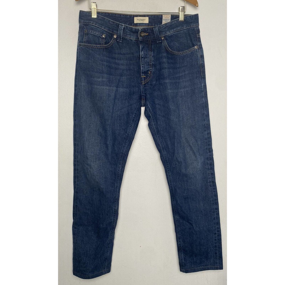 SuitSupply Candiani Selvedge Denim Jeans 32x32 made in Italy
